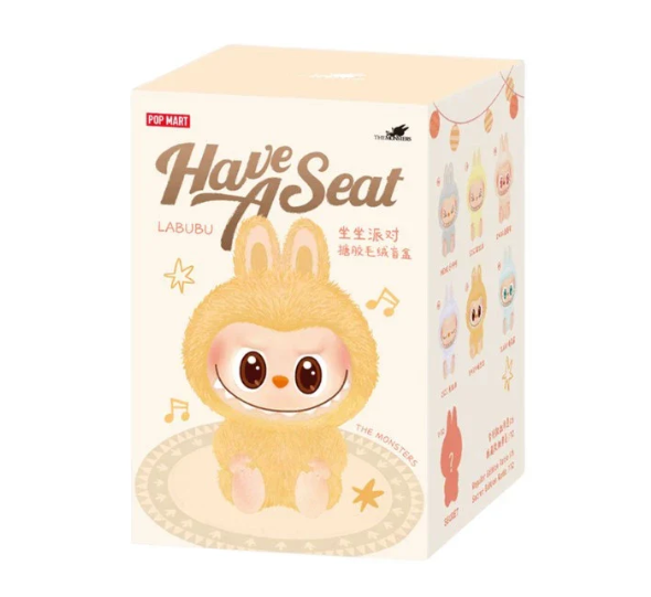 Pop Mart Labubu The Monsters Have A Seat Dada Vinyl Plush