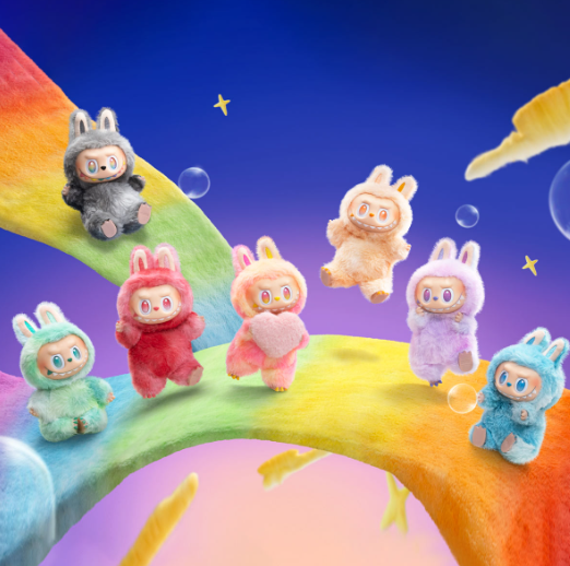 Pop Mart Labubu The Monsters Big Into Energy Series Happiness Vinyl Plush Pendant